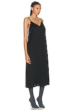 Balenciaga Pyjama Dress in Black, view 2, click to view large image.