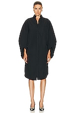 Balenciaga Swing Dress in Black, view 1, click to view large image.