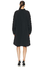 Balenciaga Swing Dress in Black, view 3, click to view large image.