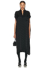 Balenciaga Cut Sleeveless Dress in Black, view 1, click to view large image.