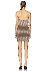 Balenciaga Slip Dress in Dark Beige, view 3, click to view large image.