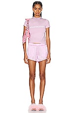 Balenciaga Running Short in Pink, view 4, click to view large image.