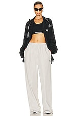 Balenciaga Athletic Sporty Bra in Black & White, view 4, click to view large image.
