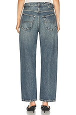 Balenciaga Buckle Loose Fit Straight Leg in Sun Bleached Blue, view 4, click to view large image.