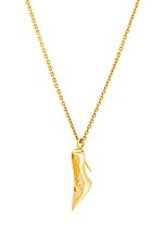 Balenciaga Keyholder Honey Necklace in Gold, view 3, click to view large image.