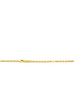 Balenciaga Keyholder Honey Necklace in Gold, view 4, click to view large image.