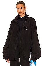 Balenciaga Tracksuit Jacket in Black | FWRD