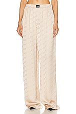 Balenciaga Pyjama Pant in Champagne Beige, view 1, click to view large image.