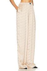 Balenciaga Pyjama Pant in Champagne Beige, view 2, click to view large image.
