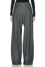 Balenciaga Regular Fit Pant in Black & Grey, view 3, click to view large image.