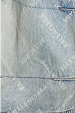 Balenciaga Cargo Pant in All Over Dirty Blue, view 6, click to view large image.