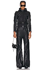 Balenciaga Flared Pant in Black, view 4, click to view large image.
