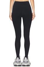 Balenciaga Leggings in Black & Reflective, view 4, click to view large image.