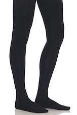 Balenciaga Leggings in Black & Reflective, view 6, click to view large image.