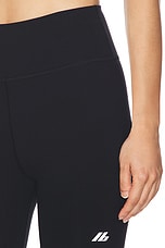 Balenciaga Leggings in Black & Reflective, view 7, click to view large image.