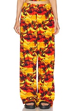 Balenciaga Pyjama Pant in Orange, view 1, click to view large image.
