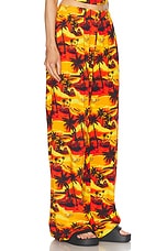 Balenciaga Pyjama Pant in Orange, view 2, click to view large image.