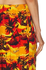 Balenciaga Pyjama Pant in Orange, view 6, click to view large image.