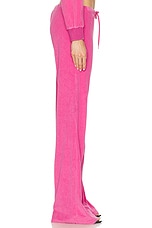 Balenciaga Tracksuit Pant in Dark Pink, view 3, click to view large image.