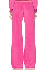 Balenciaga Tracksuit Pant in Dark Pink, view 4, click to view large image.