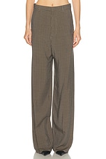 Balenciaga Large Tailored Pant in Khaki & Brown | FWRD