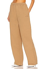 Balenciaga BB Corp Jogging Pant in Oat, view 1, click to view large image.