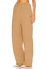 Balenciaga BB Corp Jogging Pant in Oat, view 3, click to view large image.