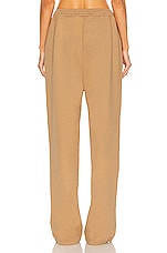 Balenciaga BB Corp Jogging Pant in Oat, view 4, click to view large image.