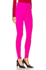 Balenciaga Stretch Legging in Lipstick Pink, view 2, click to view large image.