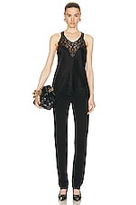 Balenciaga Stretch Pant in Black, view 4, click to view large image.