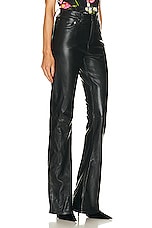 Balenciaga Bootcut Pant in Black, view 2, click to view large image.