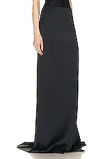Balenciaga Maxi Skirt in Black, view 2, click to view large image.