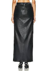 Balenciaga Maxi Skirt in Black, view 3, click to view large image.