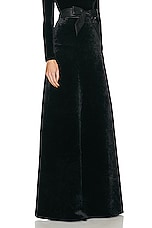 Balenciaga Maxi A-line Skirt in Black, view 2, click to view large image.