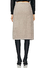 Balenciaga Towel Skirt in Beige, view 4, click to view large image.