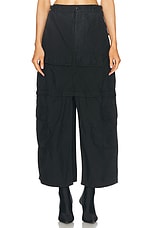 Balenciaga Maxi Cargo Skirt in Black, view 1, click to view large image.
