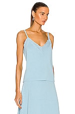 Balenciaga Slip Top in Sky Blue, view 2, click to view large image.