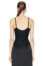 Balenciaga Lingerie Top in Black, view 3, click to view large image.