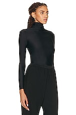 Balenciaga Knotted Top in Black, view 2, click to view large image.