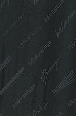 Balenciaga Short Sleeve Minimal Shirt in Black, view 4, click to view large image.