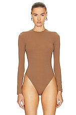 Balenciaga Fitted Top in Tan, view 2, click to view large image.