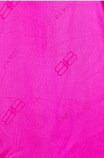 Balenciaga Long Sleeve Minimal Shirt in Lipstick Pink, view 5, click to view large image.