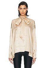 Balenciaga Oversize Vareuse in Champagne Beige, view 1, click to view large image.