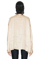 Balenciaga Oversize Vareuse in Champagne Beige, view 3, click to view large image.