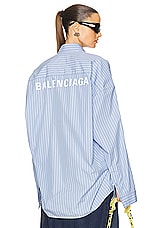 Y250511-1 BALENCIAGA ストライプスウィングシャツ　34 Swing Twisted Shirt BALENCIAGA | Blondie Shop
