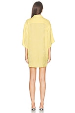 Balenciaga Short Sleeve Minimal Shirt in Banana, view 3, click to view large image.