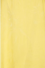Balenciaga Short Sleeve Minimal Shirt in Banana, view 4, click to view large image.