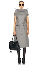 Balenciaga Shoe Bag Top in Balenciaga Grey, view 4, click to view large image.