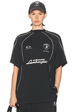 Balenciaga Lamborghini Oversized Soccer T-shirt in Black | FWRD