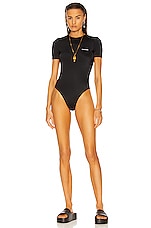 ワンピース水着 Balenciaga CORSET SWIMSUIT Balenciaga Open Back One Piece Swimsuit in Black | FWRD